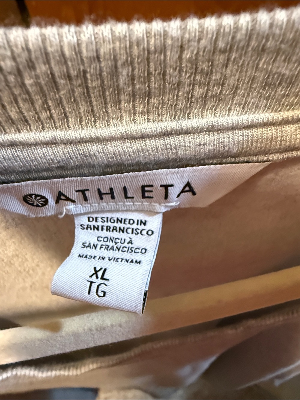 Athleta gray Crewneck Pullover